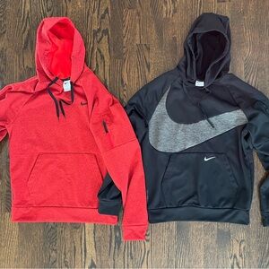 Zip arm pocket hoodies